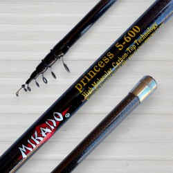 Удочка Mikado Princess с кольцами, тест 10-30г, длина 6м
